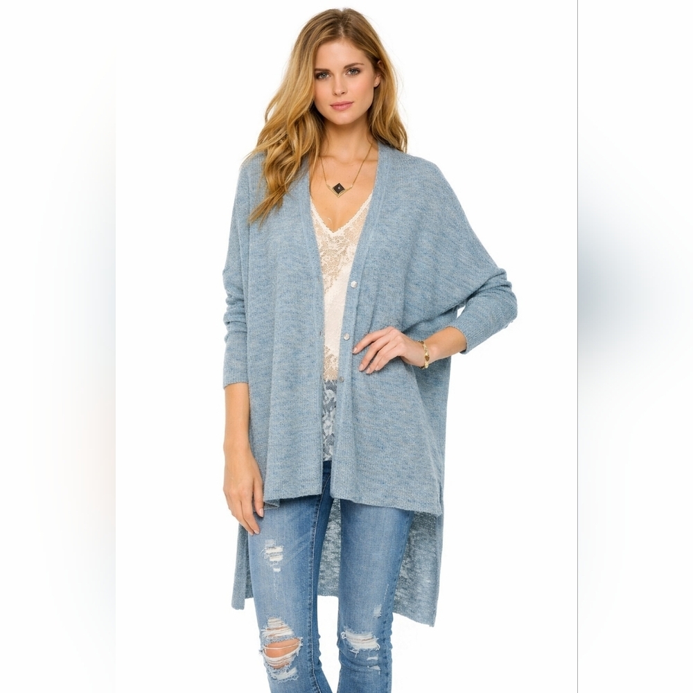 Free People | 'TGIF' Hi Lo Multicolored Cardigan, Size XS